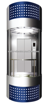 2017 Best-selling panoramic glass mini elevator