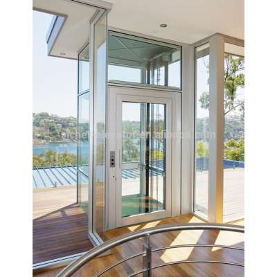 400kg villa elevator design with glass