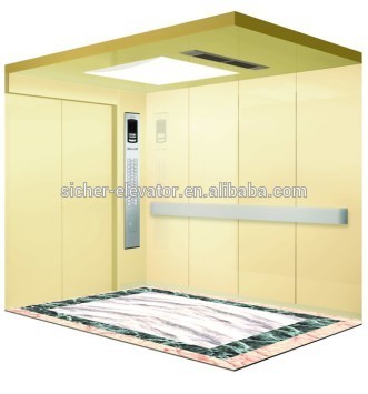 Bed elevator stable and safe running hospital lifys