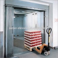 SRH CE tested EN81 hydraulic freight or cargo lift elevator